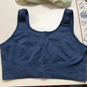 Target Navy Sports Bra/Crop Top